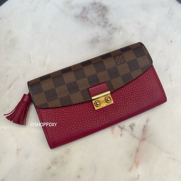 SOLD Louis Vuitton Damier Ebene Croisette Wallet - Picture 3 of 15